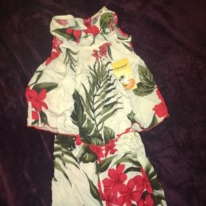 Kids Hawaiian Print Set